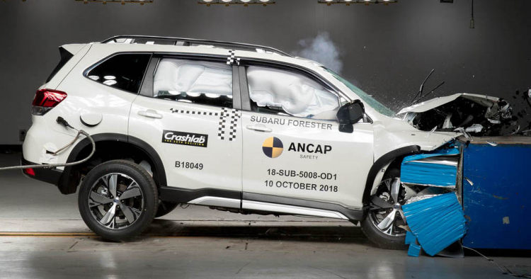 ANCAP: Subaru Forester 2019 đạt chuẩn an toàn 5 sao