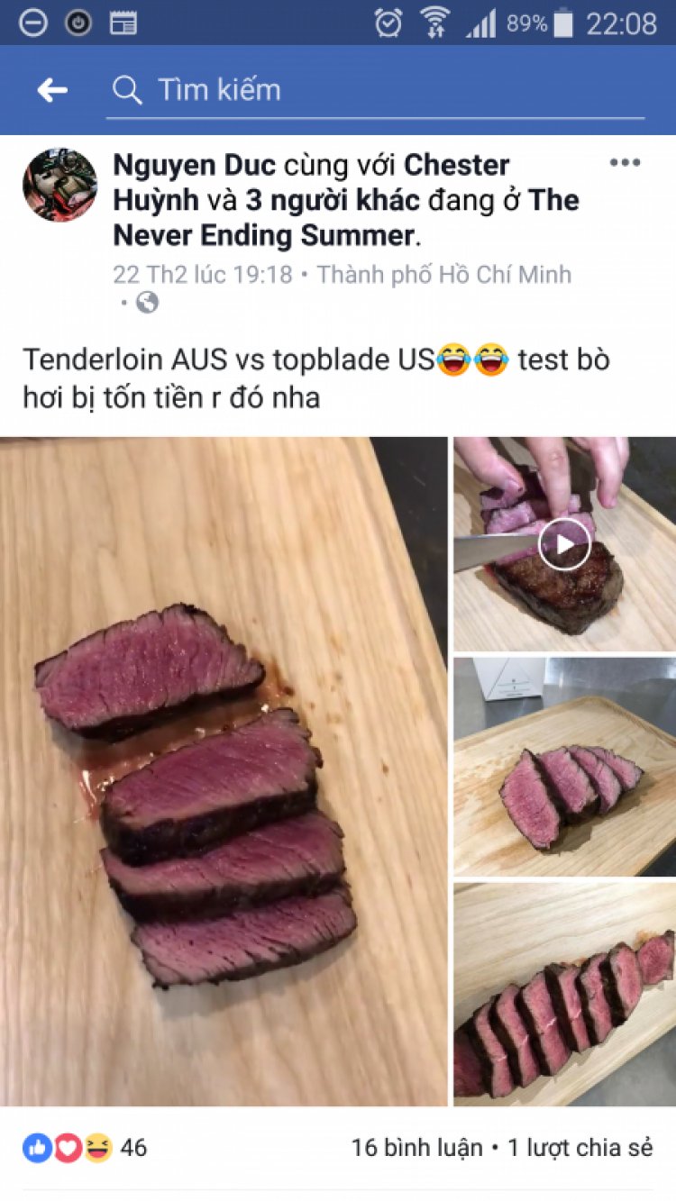 Mua thịt bò làm beef steak ở đâu Sài Gòn?