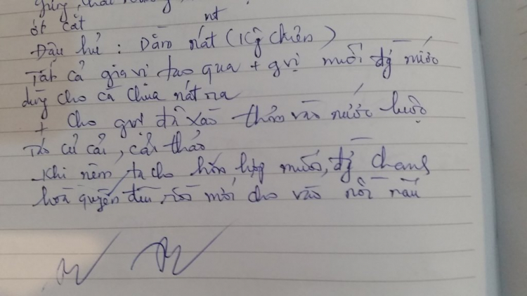 Nét chữ nết người?!