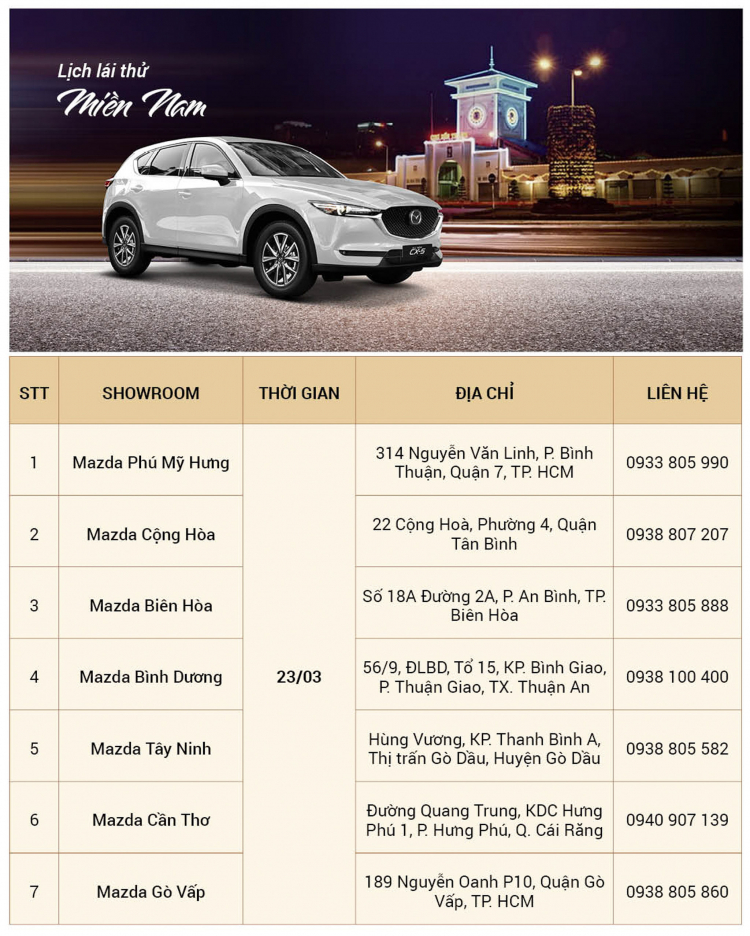 Cùng trải nghiệm cảm giác lái khác biệt với Mazda CX-5