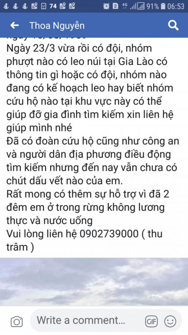 Lạc trên núi Gia Lào, Xuân Lộc