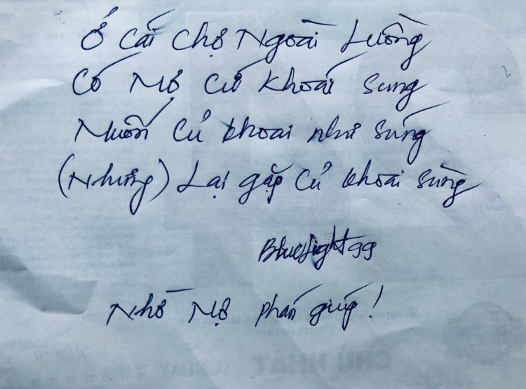 Nét chữ nết người?!