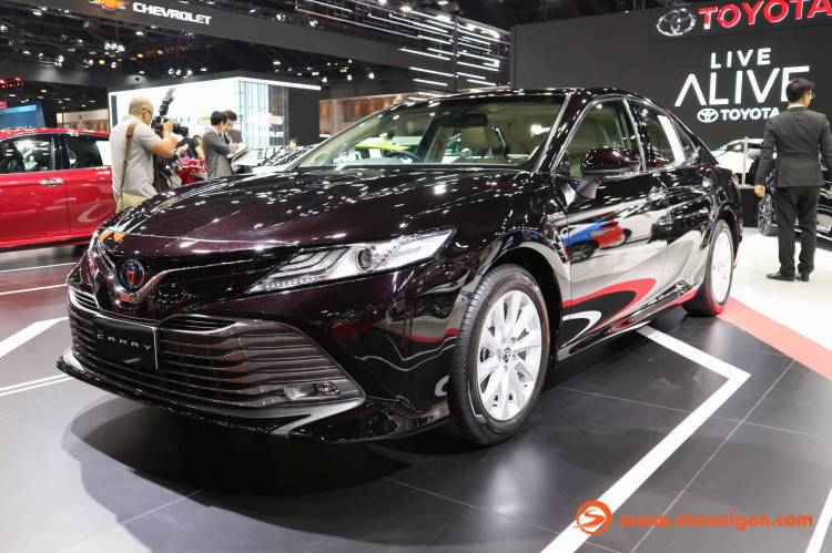 [BIMS 2019] Cận cảnh Toyota Camry thế hệ mới tại Thái; sắp bán ra ở Việt Nam