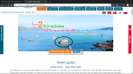 Tour 2 đảo ở Nha Trang