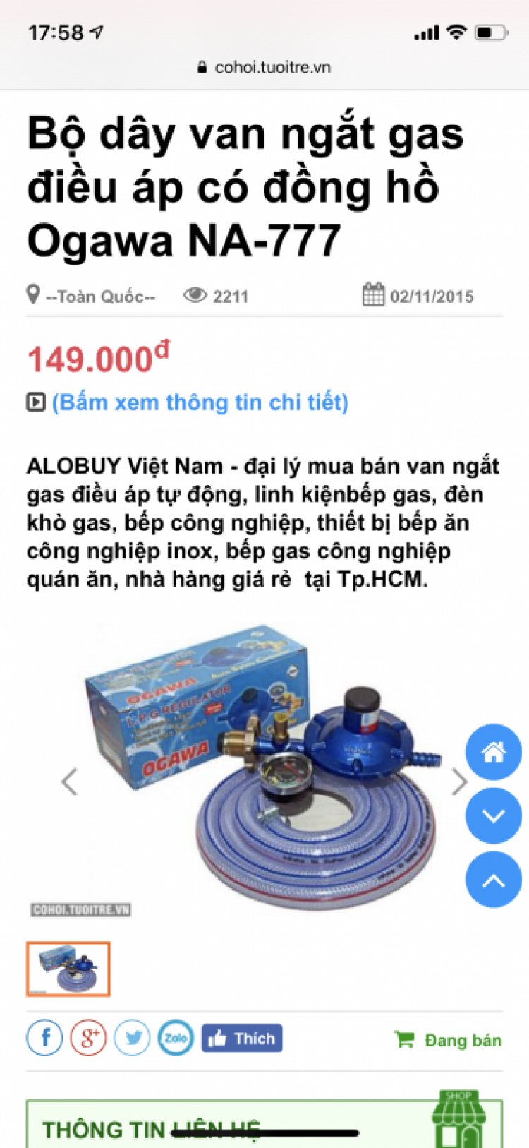 Gas Bình Minh lừa đảo