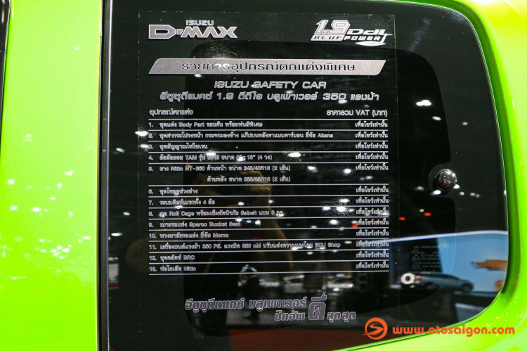 [BIMS 2019] Xe an toàn Isuzu D-Max độ được trưng bày tại Triển lãm Bangkok 2019