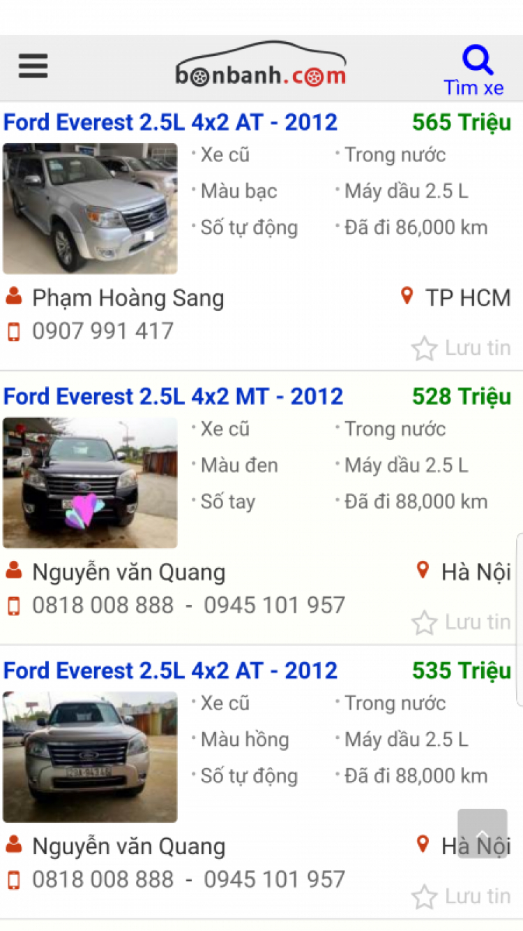 Em mua xe 7 chỗ phục vụ gia đình; phân vân giữa Toyota Innova và Ford Everest Trend Em mua xe 7 chỗ phục vụ gia đình; phân vân giữa Toyota Innova và Ford Everest Trend