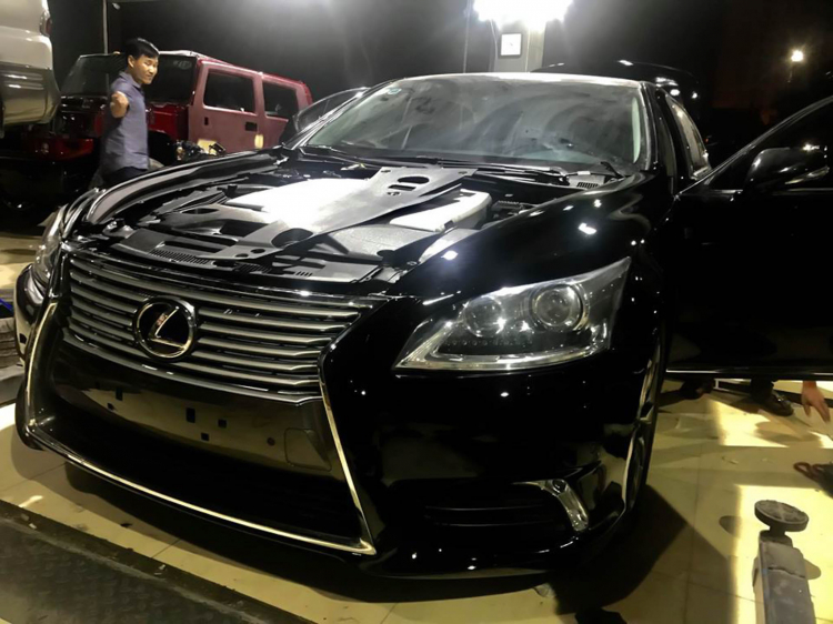 Lexus LS460L đời 2008 (XF40) được thợ Việt ‘’lên đời’’ bản facelift 2017 với chi phí 350 triệu đồng