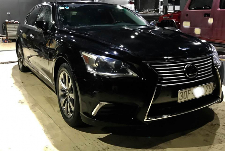 Lexus LS460L đời 2008 (XF40) được thợ Việt ‘’lên đời’’ bản facelift 2017 với chi phí 350 triệu đồng