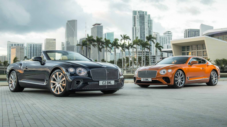 Bentley Continental GT và GT Convertible có thêm phiên bản động cơ V8 mới