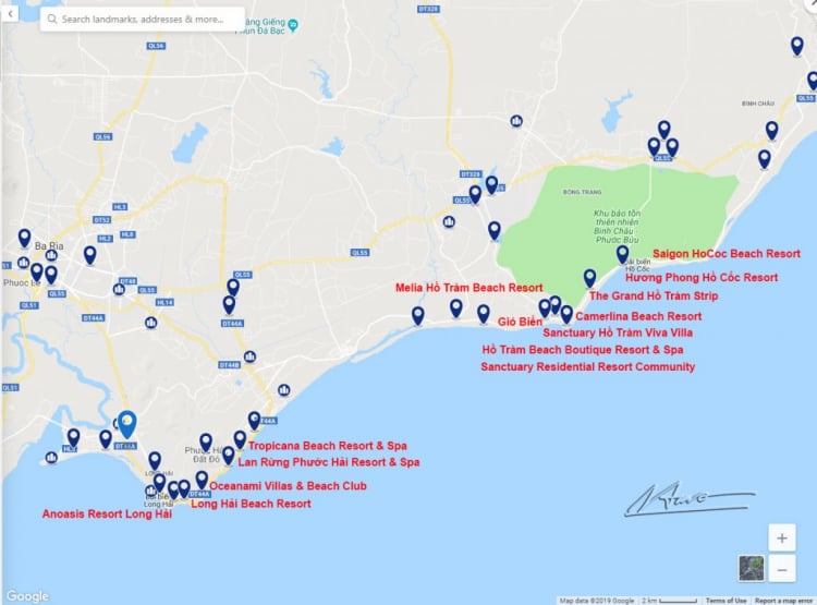 Tất tần tật về con đường ven biển ở Bà Rịa Vũng Tàu và các bãi tắm, resort ở đây