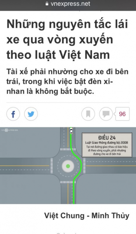 Vào ra vòng xuyến