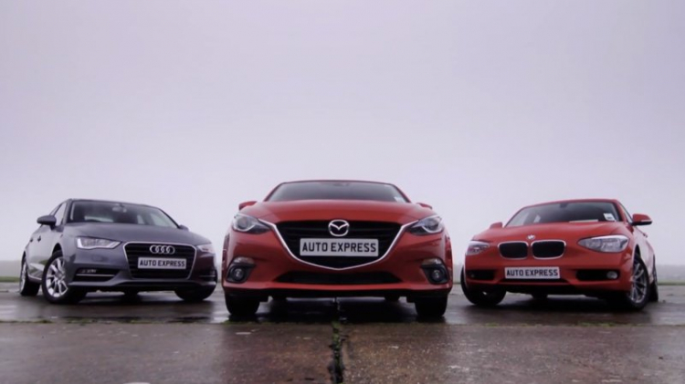So sánh Mazda3 động cơ diesel với xe Dức