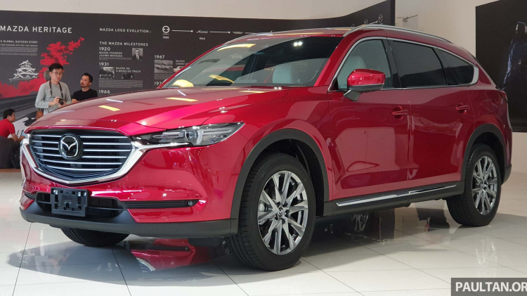 Mazda CX-8 dự kiến được giới thiệu tại Việt Nam trong tháng 06/2019: 05 chỗ có CX-5, 07 chỗ có CX-8