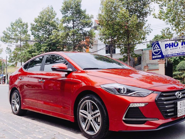 Long Khánh, Đồng Nai cần tư vấn và báo giá Hyundai Elantra 1.6AT đỏ