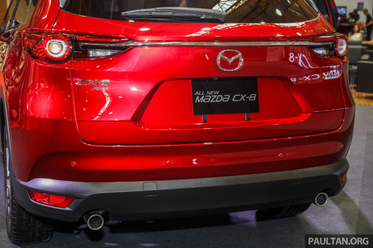 Cận cảnh Mazda CX-8 phiên bản 07 chỗ, máy dầu 2.2L có AWD tại Malaysia