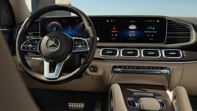 Mercedes-Benz GLS thế hệ mới (X167) đã lộ diện thiết kế trước ngày ra mắt