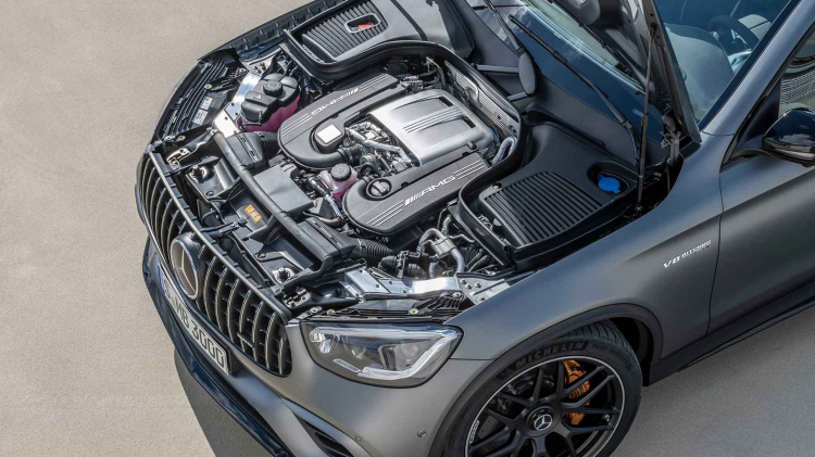 Mercedes-AMG giới thiệu GLC và GLC Coupe 63 mới lắp động cơ V8 4.0L Biturbo mạnh hơn 460 mã lực