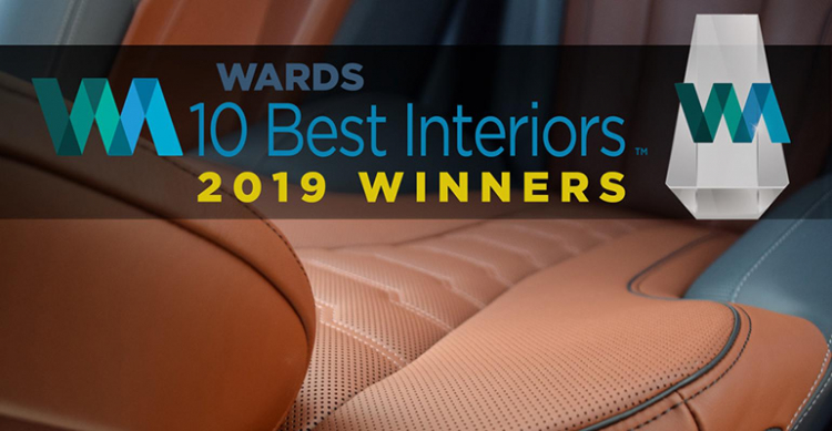 Wards Auto công bố Top 10 nội thất đẹp nhất năm 2019