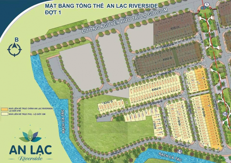 DỰ ÁN AN LẠC RIVERSIDE HUYỆN BÌNH CHÁNH