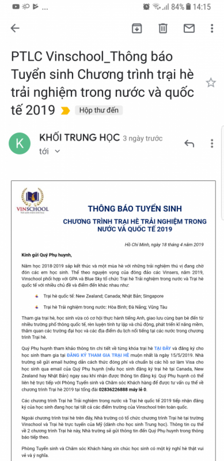 Vinschool trở thành hệ thống giáo dục lớn nhất Việt Nam chỉ sau 5 năm, doanh thu 2018 đạt 1.500 tỷ