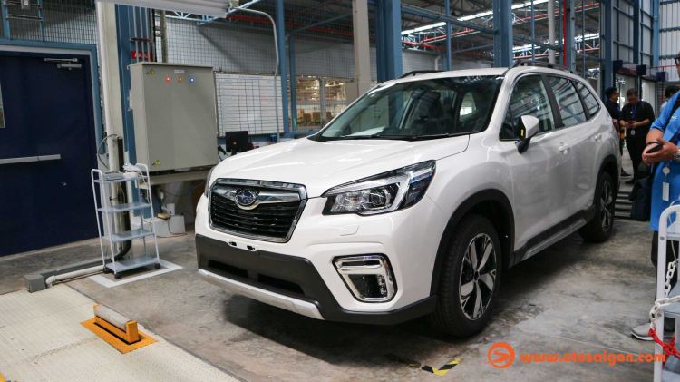 Nhà máy lắp ráp xe Subaru tại Thái Lan chính thức đi vào hoạt động; lắp Forester cho Việt Nam