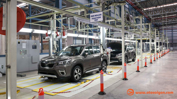 Nhà máy lắp ráp xe Subaru tại Thái Lan chính thức đi vào hoạt động; lắp Forester cho Việt Nam