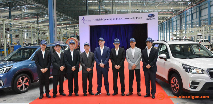 Nhà máy lắp ráp xe Subaru tại Thái Lan chính thức đi vào hoạt động; lắp Forester cho Việt Nam