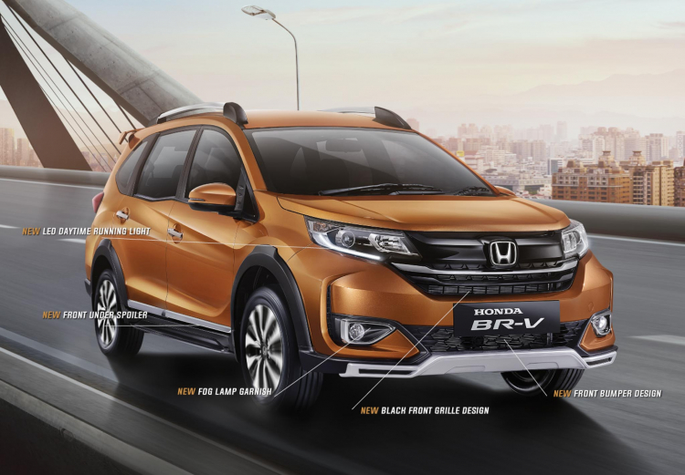 Chưa về Việt Nam, Honda BR-V đã có phiên bản nâng cấp facelift mới