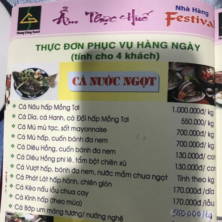 Về Huế ăn gì