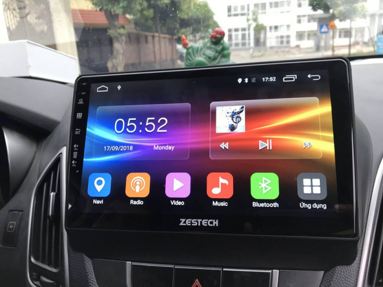 Màn hình DVD android Zestech xe Huyndai Tucson tại Bình Dương