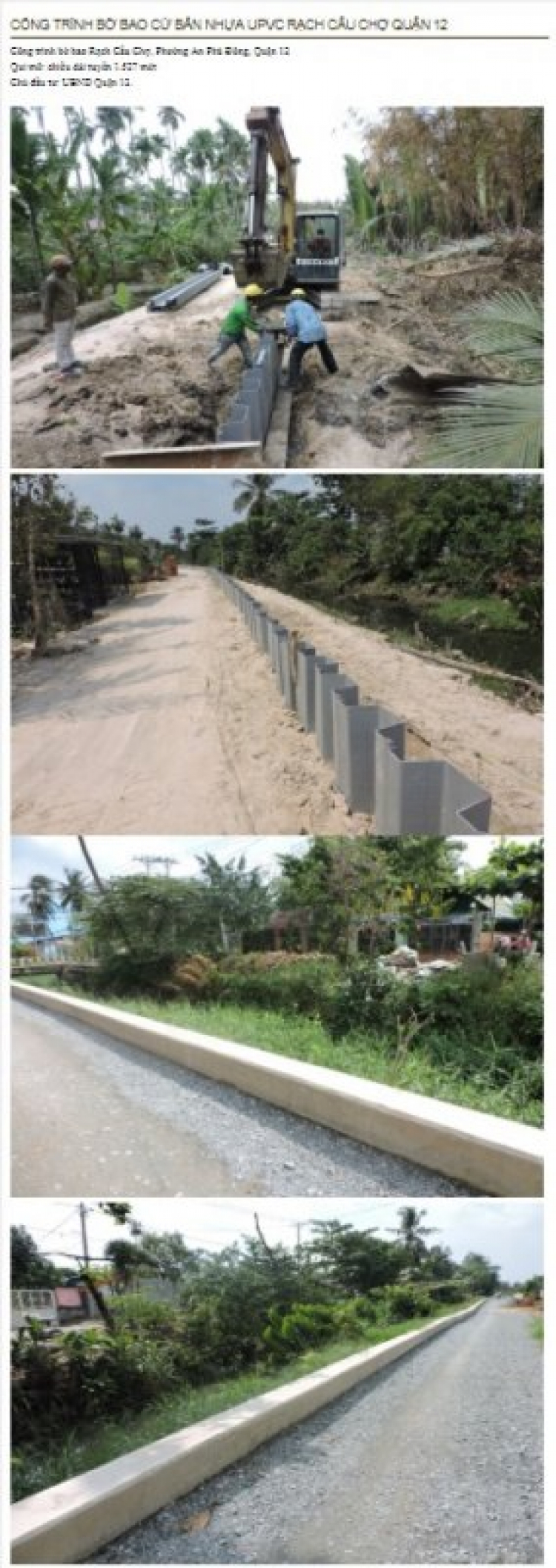 Cầu Vàm Thuật An Phú Đông Quận 12 bắc qua Phường 5 Gò Vấp đã thông xe 31/12/2020 đất An Phú Đông tăng nóng nhất Q.12