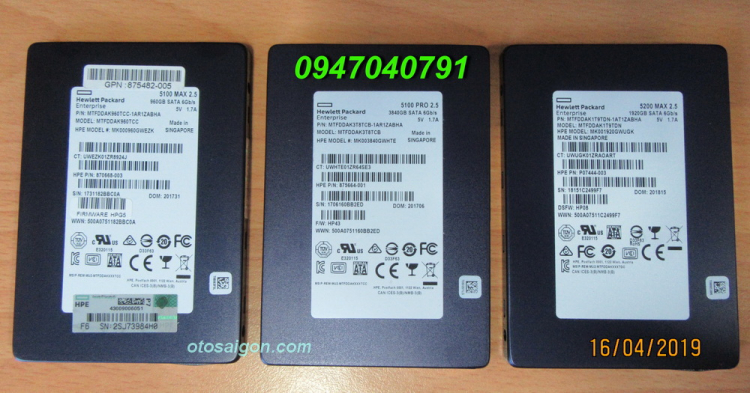 Enterprise SSD 960GB 1920GB 3840GB 7680GB 2.5" 7mm/ M.2 2280 SATA 6Gbps