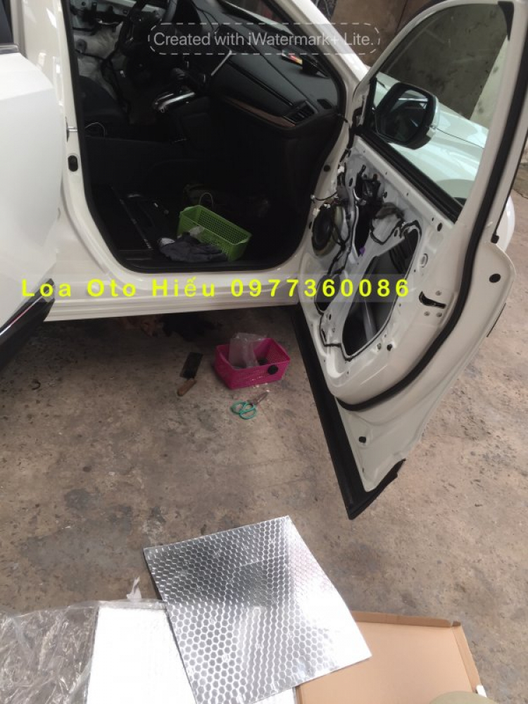 CRV nâng cấp âm thanh và cách âm 3 lớp Germany CRV nâng cấp âm thanh và cách âm 3 lớp Germany