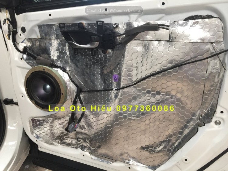 CRV nâng cấp âm thanh và cách âm 3 lớp Germany CRV nâng cấp âm thanh và cách âm 3 lớp Germany