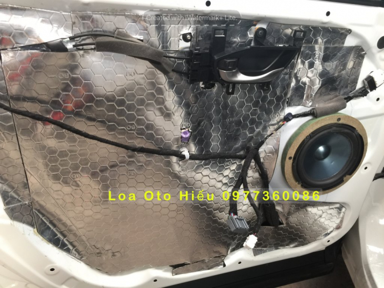 CRV nâng cấp âm thanh và cách âm 3 lớp Germany CRV nâng cấp âm thanh và cách âm 3 lớp Germany