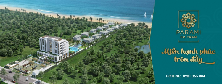Duy nhất 45 căn hộ du lịch Parami Hồ Tràm, Vũng Tàu, 100% view trực diện biển, cam kết LN 36%/5 năm