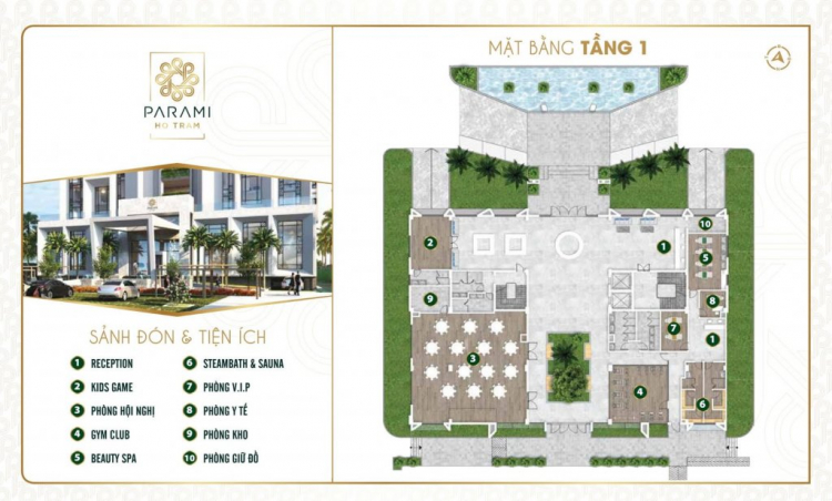 Duy nhất 45 căn hộ du lịch Parami Hồ Tràm, Vũng Tàu, 100% view trực diện biển, cam kết LN 36%/5 năm