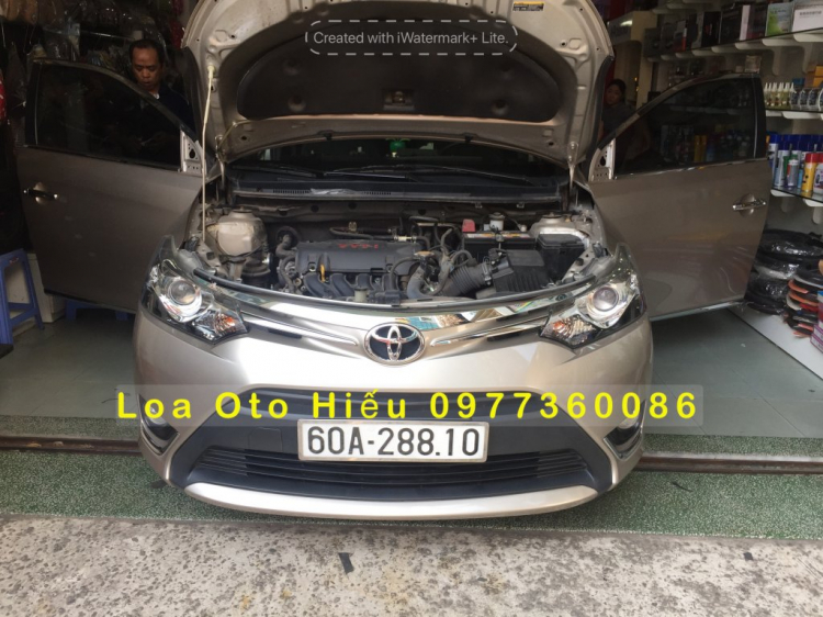 Vios nâng cấp âm thanh