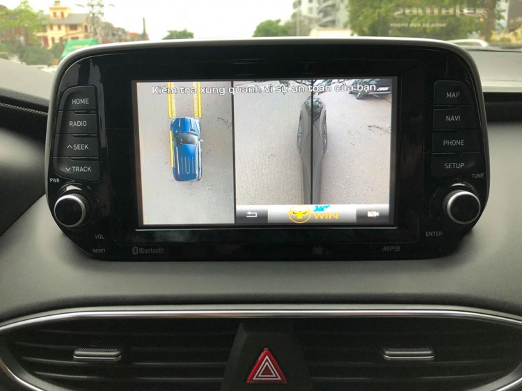 Camera 360 độ ô tô Owin sony cho xe Huyndai Santafe 2018-2019