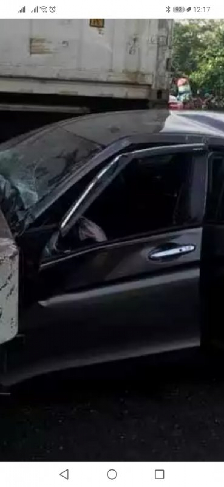 Khung xe Honda City vẫn an toàn sau tai nạn