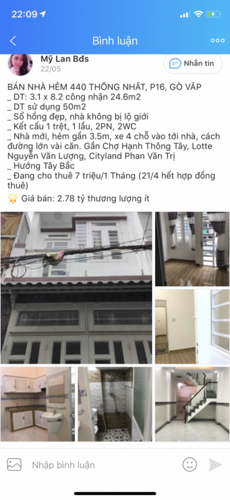 Tìm nhà hẻm giá dưới 2 tỷ