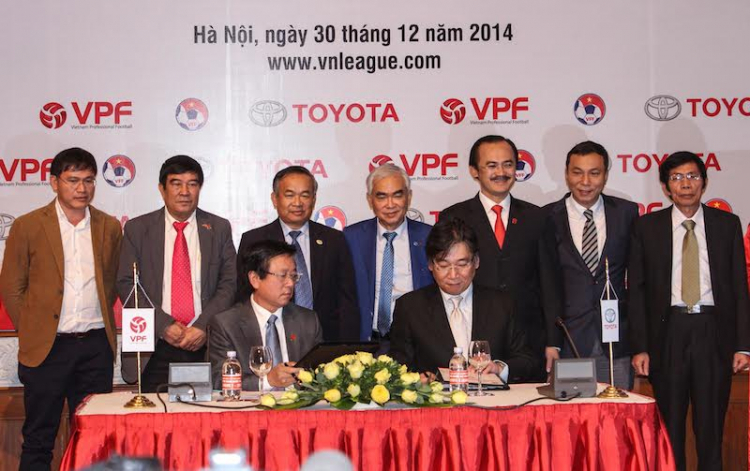 Toyota Việt Nam chính thức tài trợ cho V.Leaguae 2015