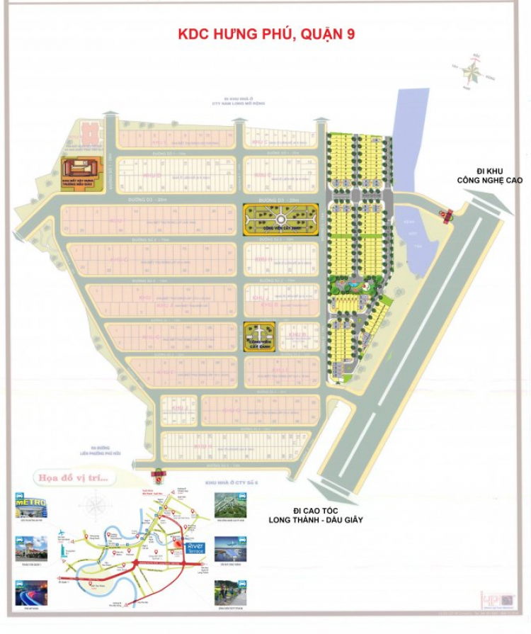 Hưng Phú 1-2 và River Park (River Terrace cũ), Phước Long B, Quận 9 Hưng Phú 1-2 và River Park (River Terrace cũ), Phước Long B, Quận 9
