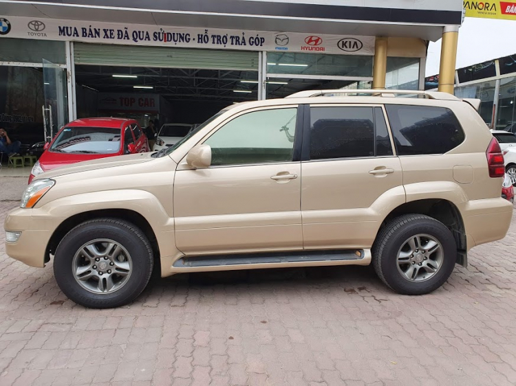 Bán Lexus GX 470 màu vàng cát xe đẹp