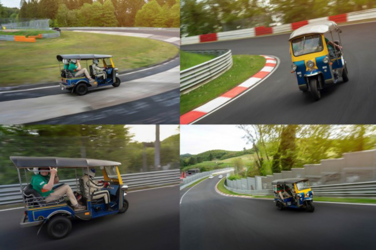 Mang “siêu xe” Tuk-Tuk vào Nurburgring: Mất hơn 30 phút để hoàn thành một vòng đua