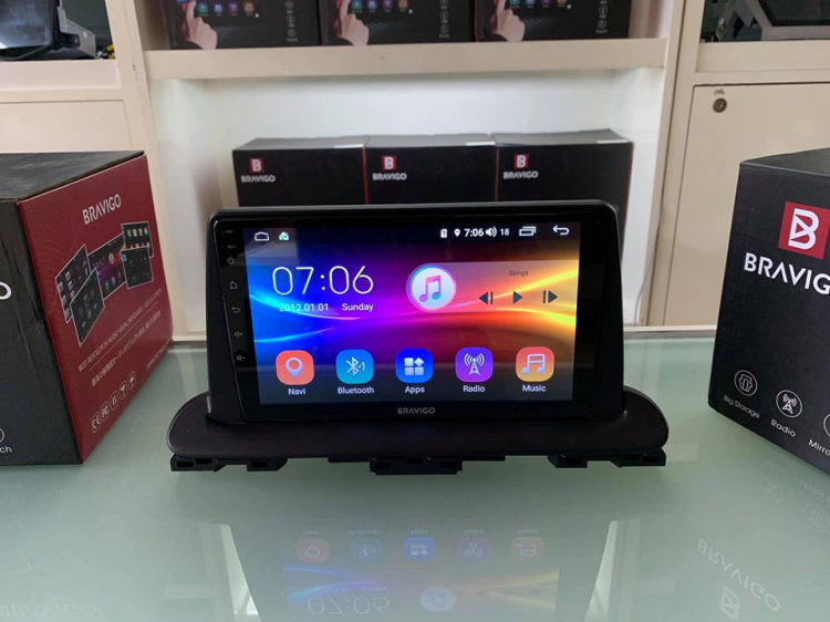 Màn hình DVD Android Bravigo xe Kia Cerato 2019