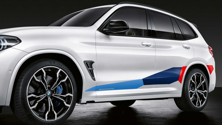 BMW X3 M và X4 M thể thao hơn với gói độ từ M Performance Parts