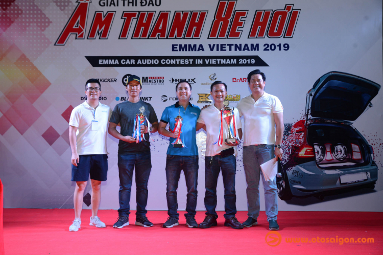 Kết quả Giải thi đấu Âm Thanh Xe Hơi Việt Nam EMMA 2019