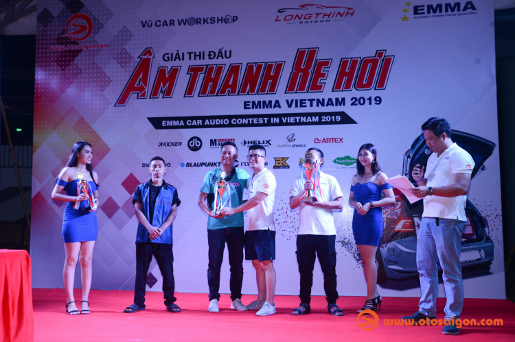 Kết quả Giải thi đấu Âm Thanh Xe Hơi Việt Nam EMMA 2019